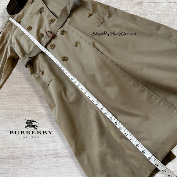Vintage Burberrys London Long Wool Lined Trench Coat *shop@iAmWarrior - Picture 7 of 16